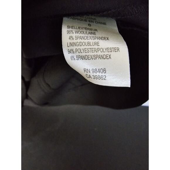 Theory Women's Square-Neck True Black Size 6 Fit N Flare A-Line Dress $355 - Picture 6 of 7